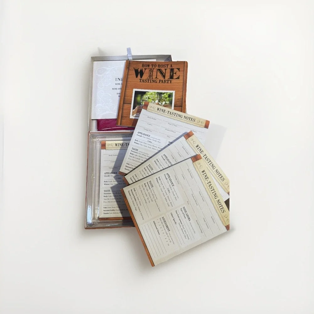 How To Host A Wine tasting Party the Complete Kit for your home Brand New in Box